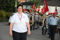 Europameisterin Heidi Diethelm feierlich empfangen