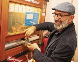 Der Wiler Kunstomat: Kunst statt Kippen